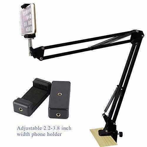 Webcam Mount Phone Holder Suspension Scissor Arm Webcam Stand Camera Mount